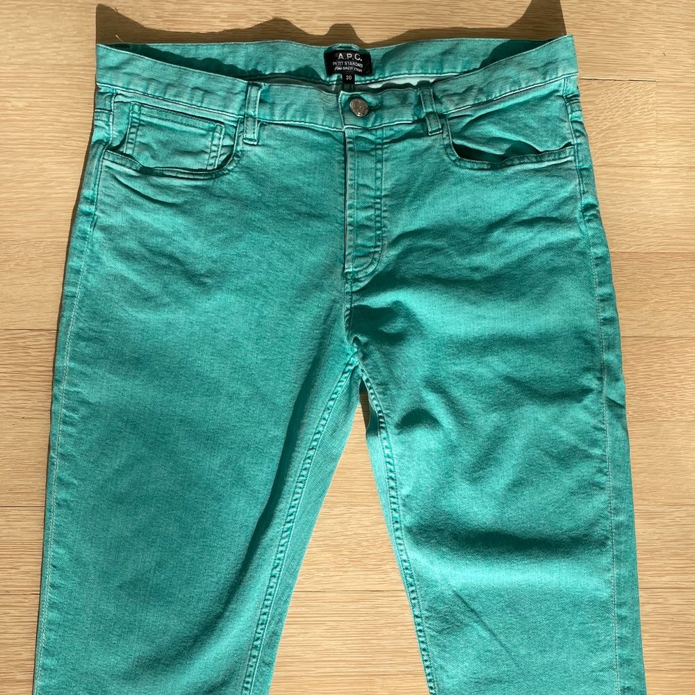 APC Blue/Green/Turquoise Jean Slim (Size 30)